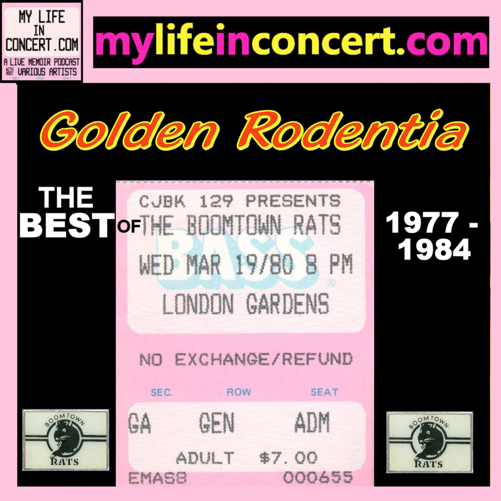 Golden Rodentia: The Best of The Boomtown Rats 1977-1984 MyLifeInConcert.com A VA Playlist