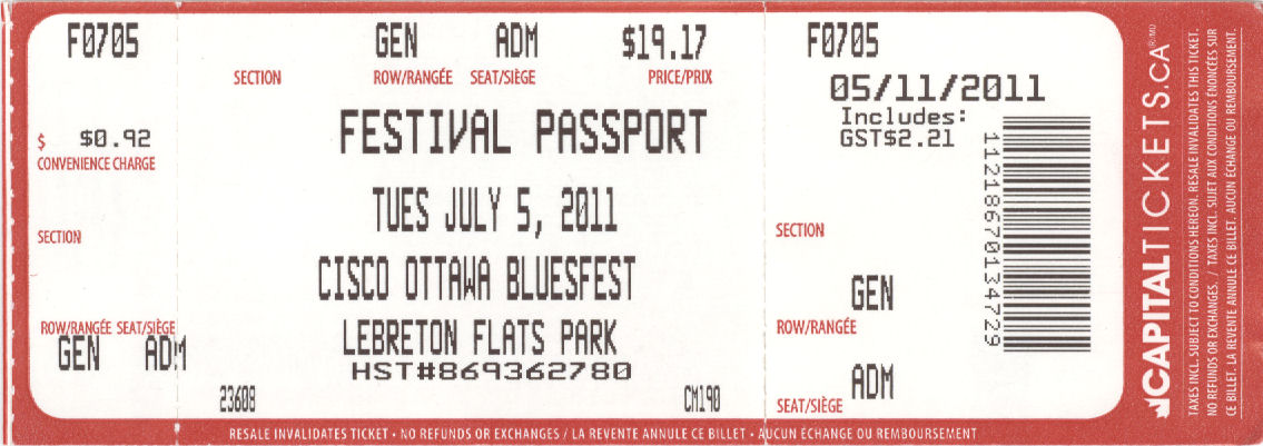 Bootsy Collins Flaming Lips Ottawa Bluesfest July 5 2011 mylifeinconcert.com