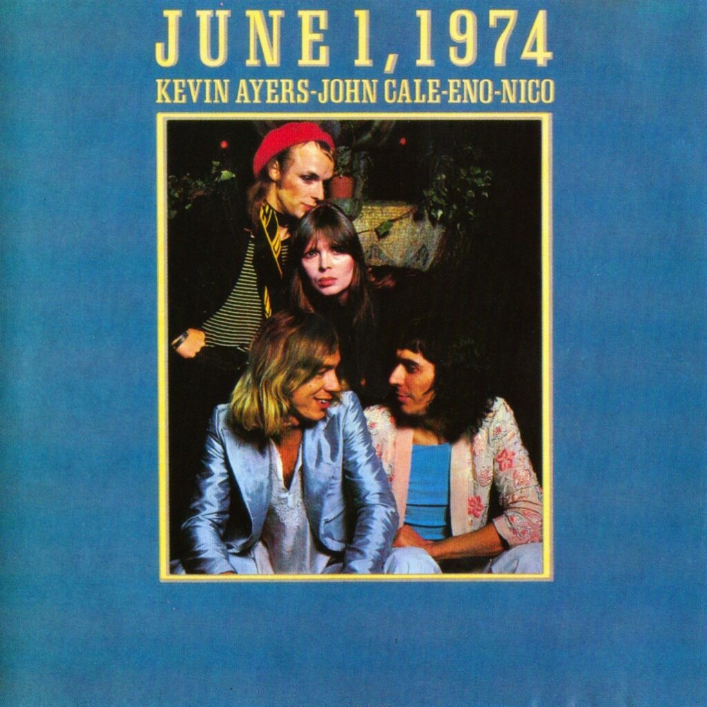 June 1, 1974: Eno, Cale, Nico, Ayers — 40th Anniversary Kevin Ayers, John Cale, Brian Eno & Nico - June 1, 1974 - mylifeinconcert.com