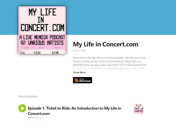 My Life in Concert.com