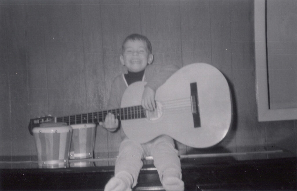 various artists at age 4 with guitar, 1967, mylifeinconcert.com