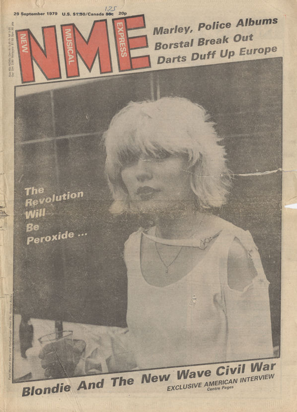 BLOG NME Sept 29 1979 Blondie Cover