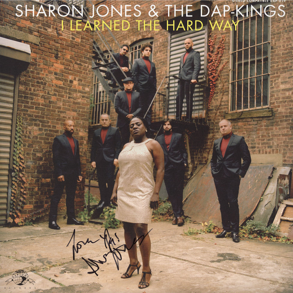 Sharon Jones & The Dap-Kings I Learned the Hard Way Autographed Vinyl Album VariousArtists