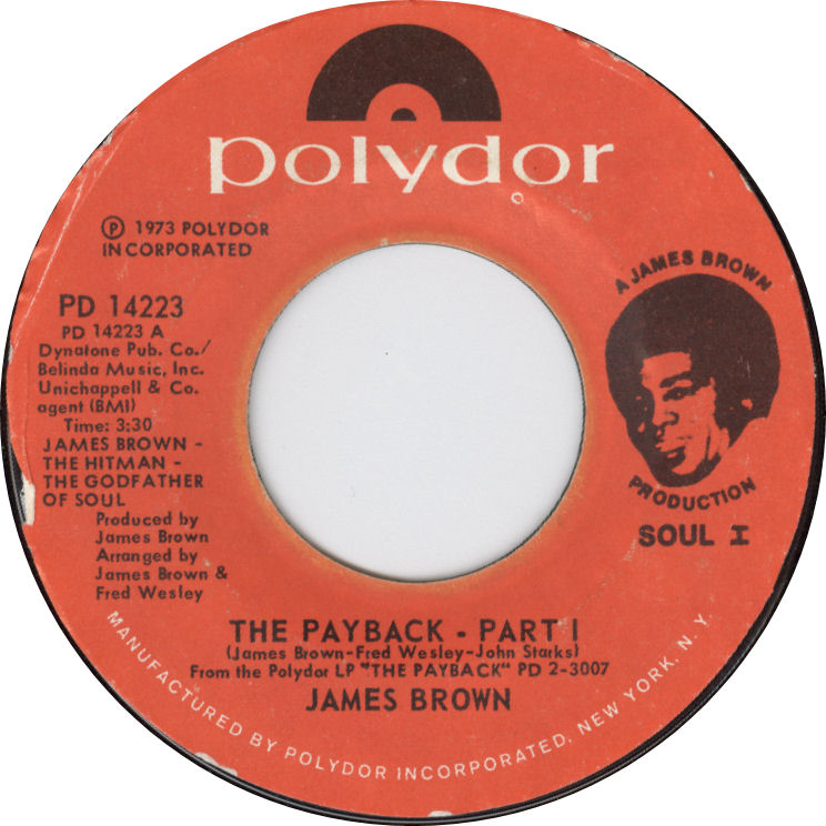 James Brown Payback Label 45 Master