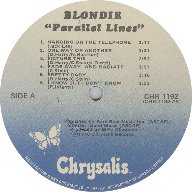 LABEL BLOG Blondie Parallel Lines variousartists