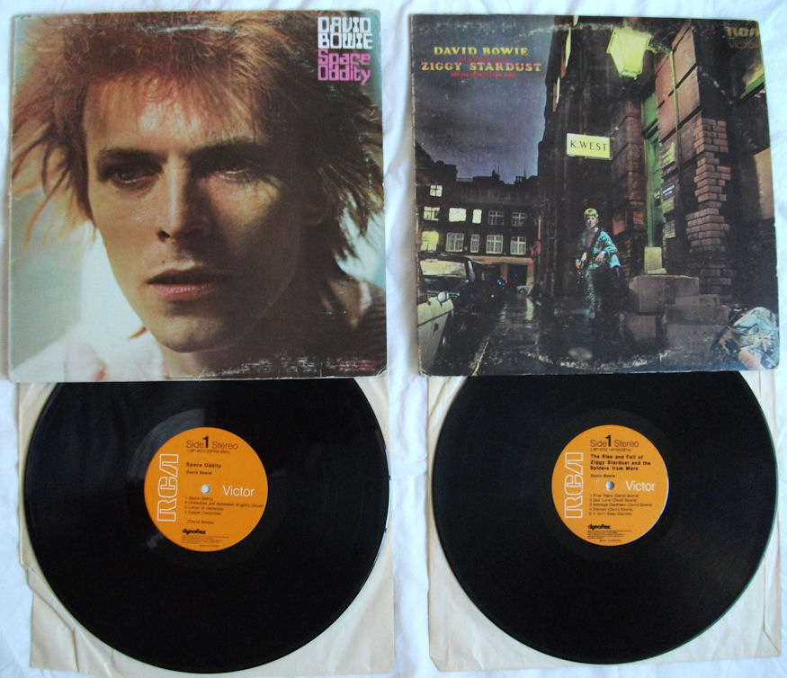 Space Oddity Ziggy Stardust Album Covers Vinyl BLOG