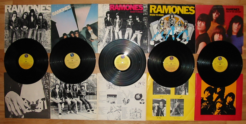 Ramones first 5 albums, mylifeinconcert.com
