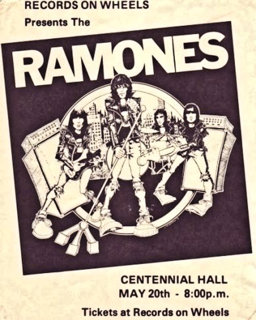 Ramones Demics London Ontario Canada May 20 1980 mylifeinconcert.com