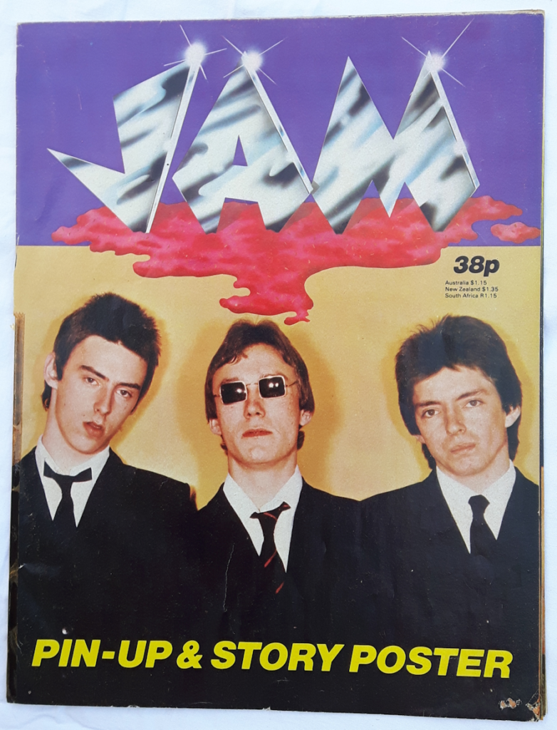 The Jam Pin-Up Story and Poster 1977 Cover mylifeinconcert.com