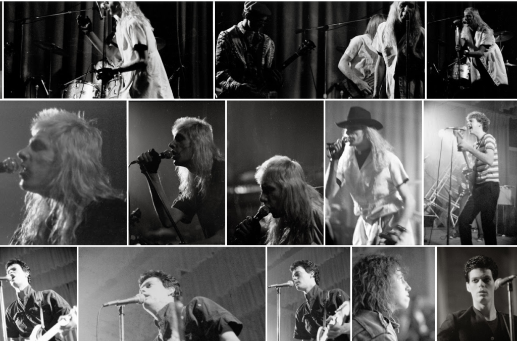 Reg Quinton Photo Montage Polish Hall November 2 1979 mylifeinconcert.com