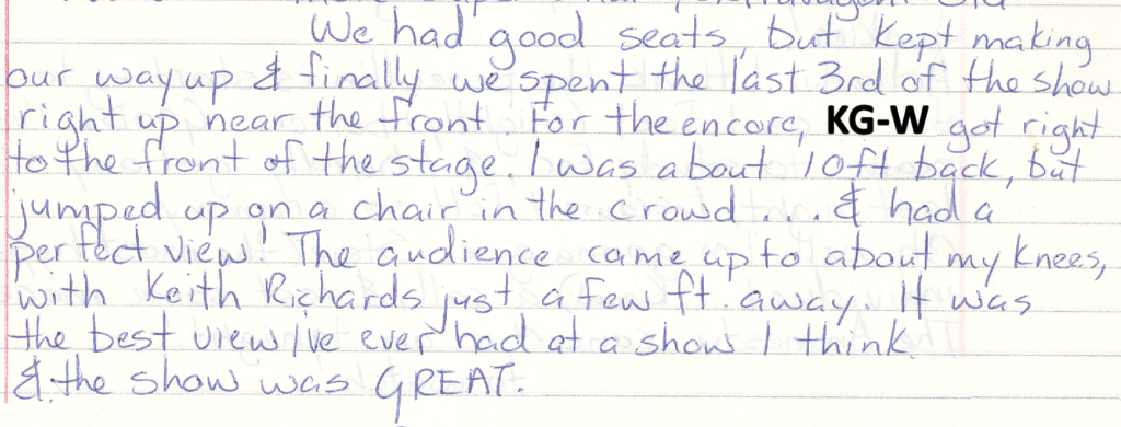 Episode 23, Concert no 51, Connection: Keith Richards and the X-Pensive Winos, Fox Theatre, Detroit, Michigan, USA, December 8, 1988, mylifeinconcert.com