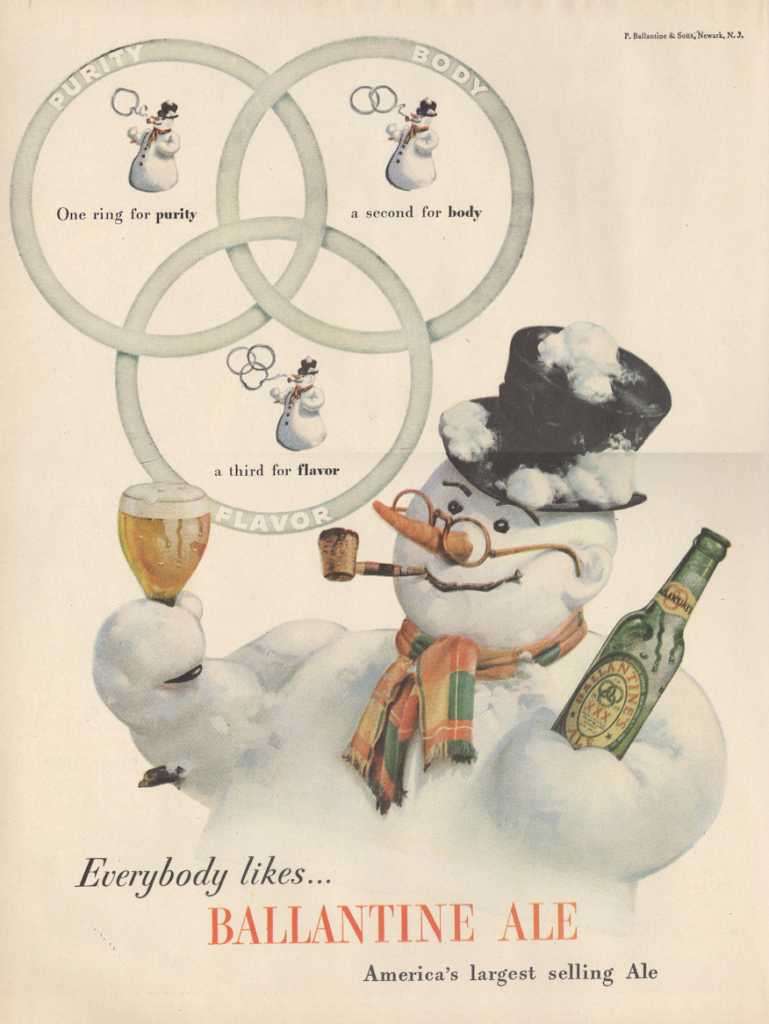 Ballantine LIFE December 22 1947 KA-CHING-A-LING II: Christmas Advertising Highlights 1936-2003 mylifeinconcert.com