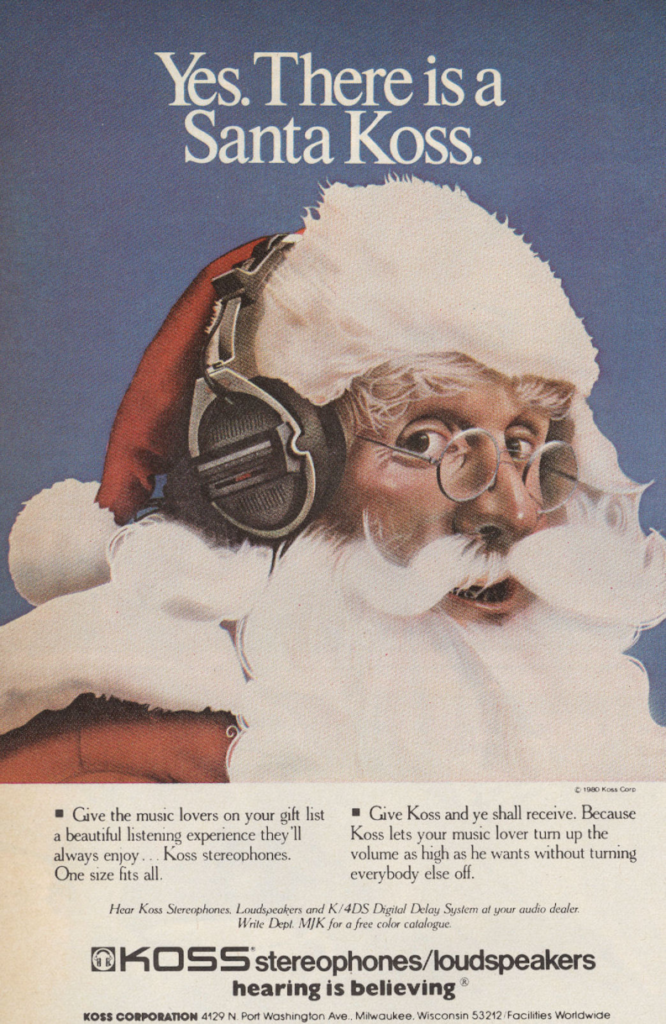 KOSS SANTA People December 1980 KA-CHING-A-LING II: Christmas Advertising Highlights 1936-2003 mylifeinconcert.com