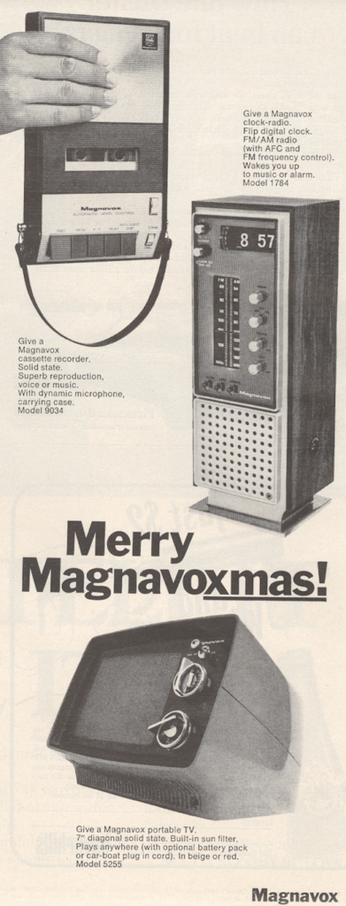 Magnavox LIFE December 5 1972 KA-CHING-A-LING II: Christmas Advertising Highlights 1936-2003 mylifeinconcert.com