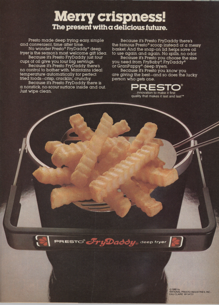 PRESTO CRISPER People December 1980 KA-CHING-A-LING II: Christmas Advertising Highlights 1936-2003 mylifeinconcert.com