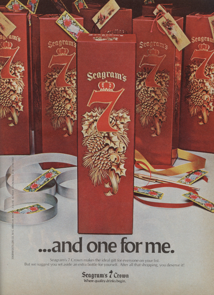 SEAGRAMS 7 People December 1980 KA-CHING-A-LING II: Christmas Advertising Highlights 1936-2003 mylifeinconcert.com