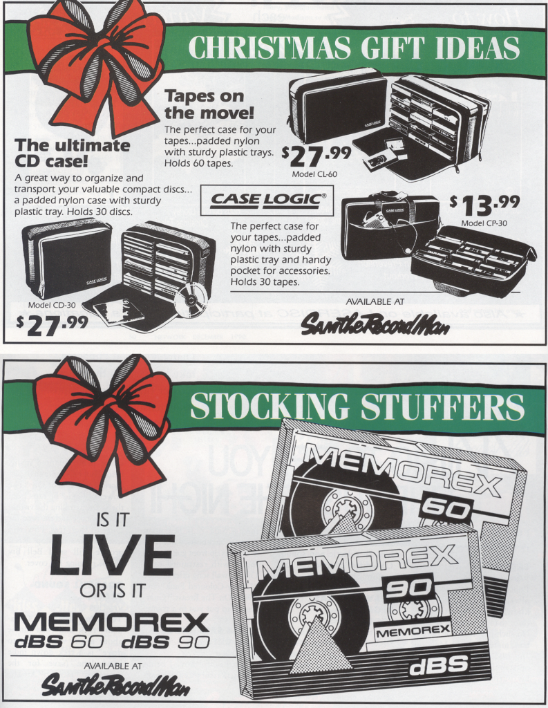 Sams Gift Ideas NETWORK December 1990 KA-CHING-A-LING II: Christmas Advertising Highlights 1936-2003 mylifeinconcert.com