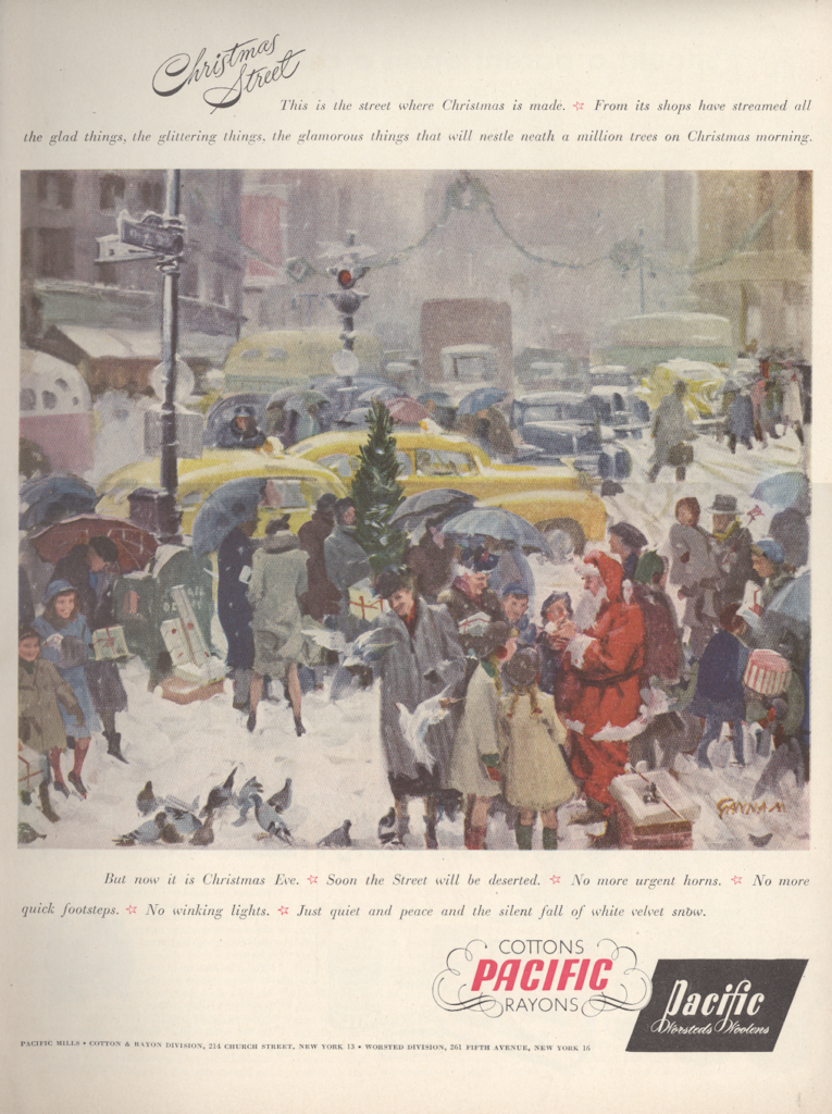 christmas street LIFE December 20 1948 KA-CHING-A-LING II: Christmas Advertising Highlights 1936-2003 mylifeinconcert.com