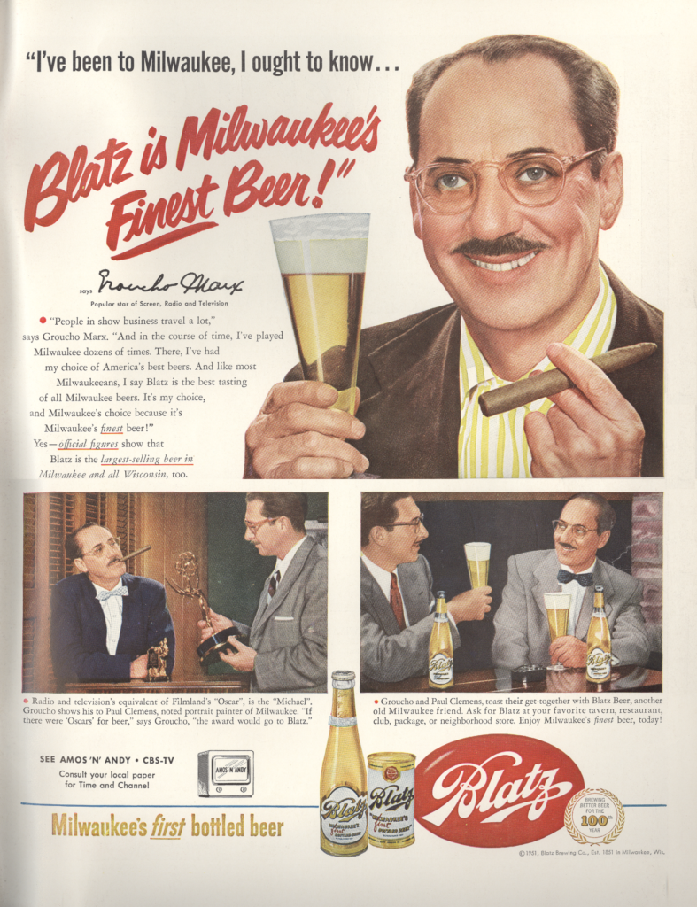 groucho LIFE November 6 1951 KA-CHING-A-LING II: Christmas Advertising Highlights 1936-2003 mylifeinconcert.com