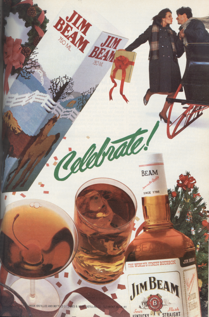 jim beam Esquire December 1983 KA-CHING-A-LING II: Christmas Advertising Highlights 1936-2003 mylifeinconcert.com