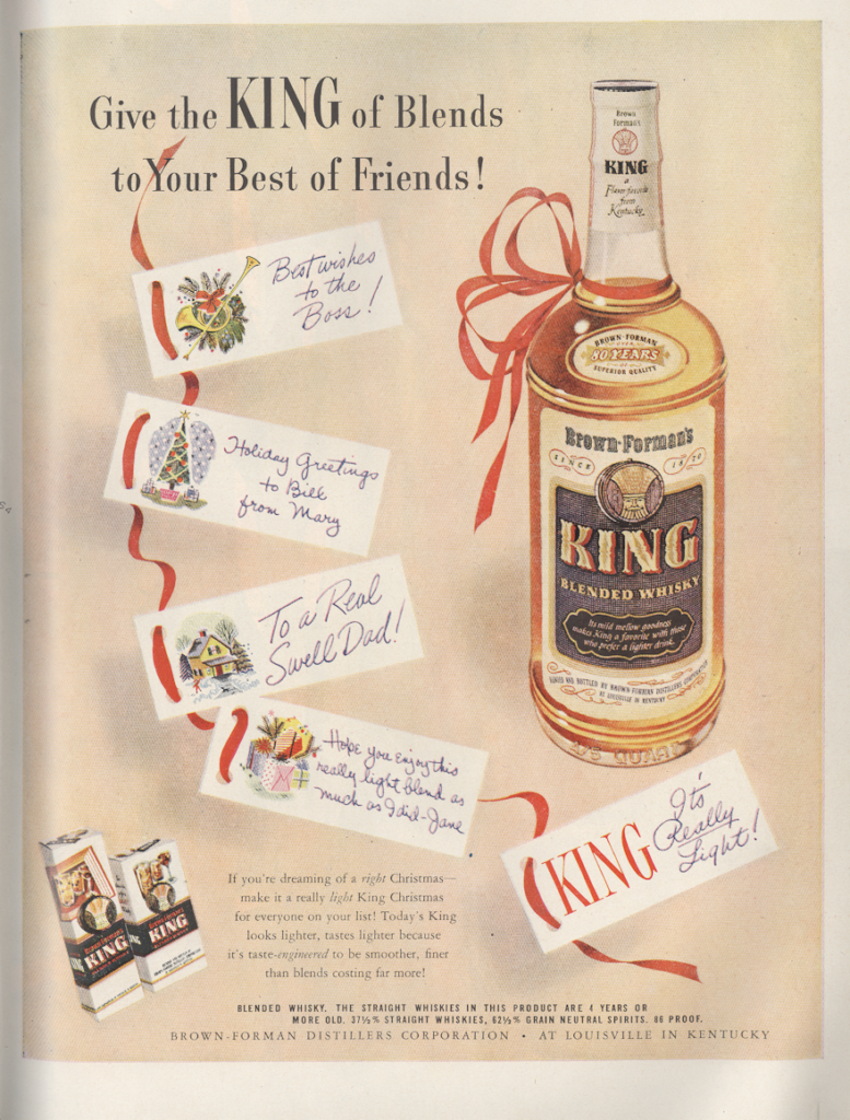 king LIFE November 6 1951 KA-CHING-A-LING II: Christmas Advertising Highlights 1936-2003 mylifeinconcert.com
