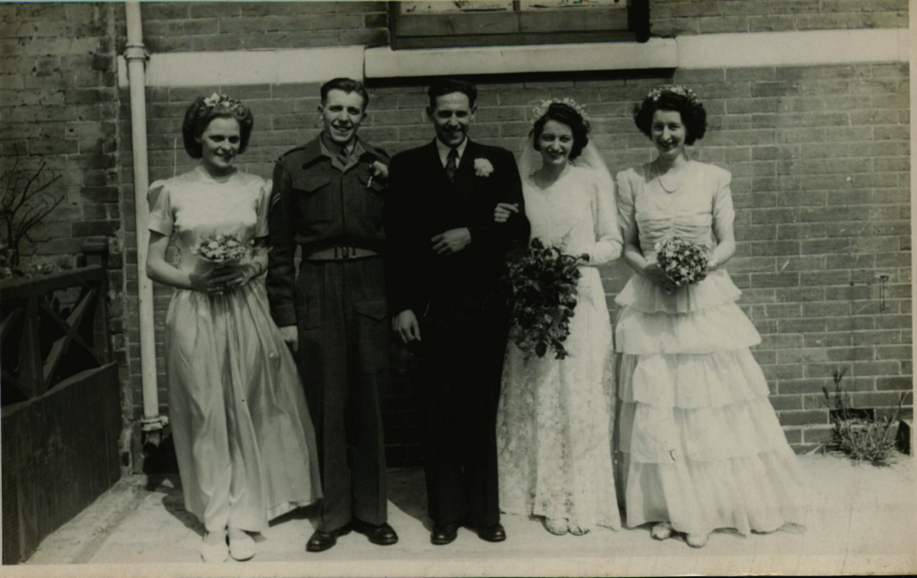 Parents Wedding 1945, mylifeinconcert.com