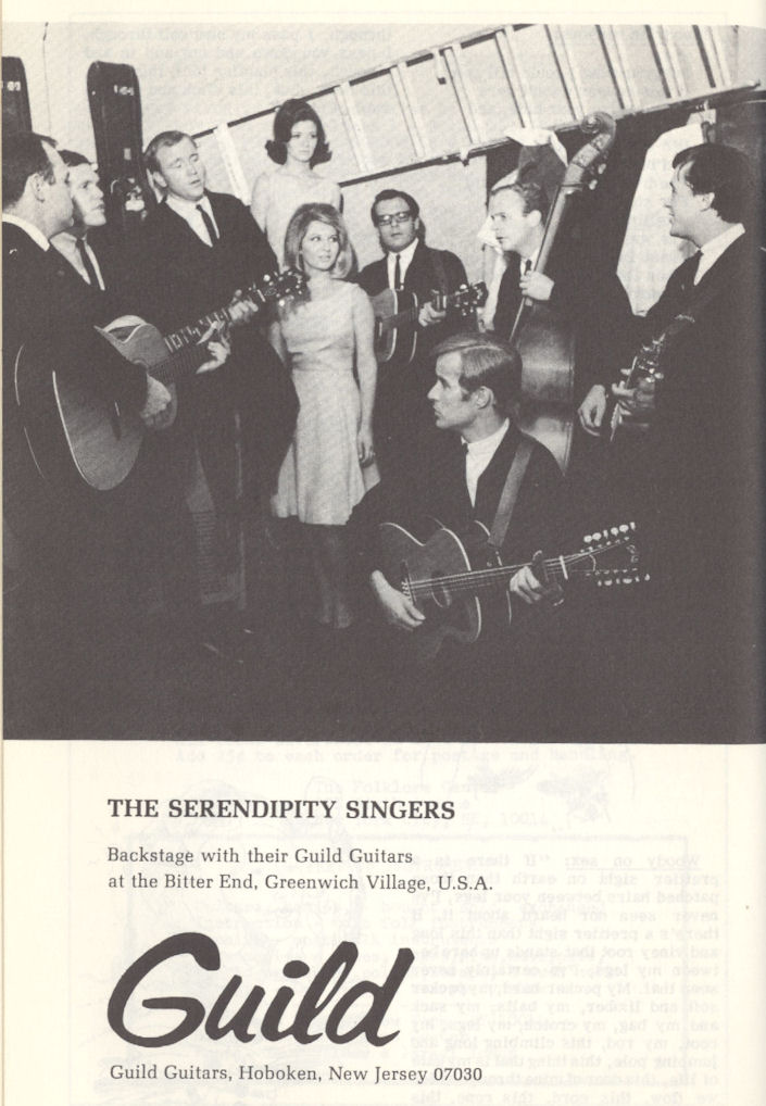 Serendipity Singers Guild Guitars Ad Sing Out! mylifeinconcert.com