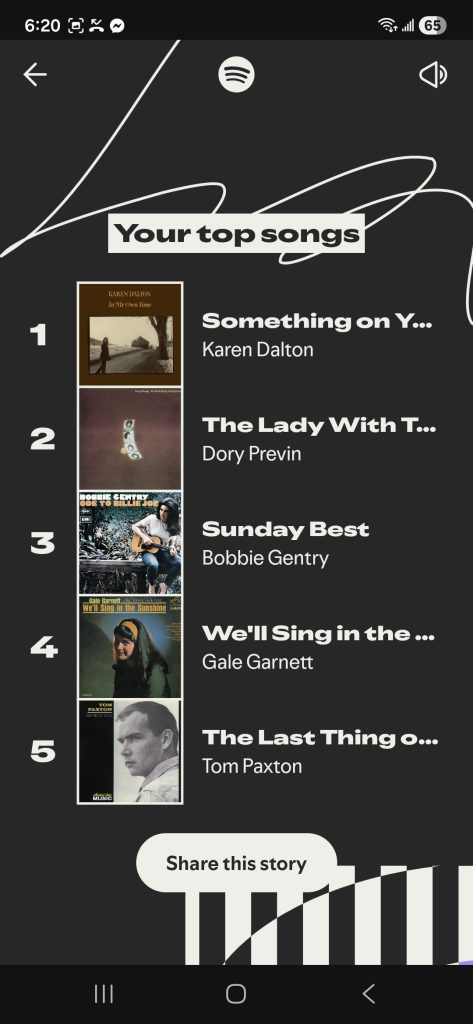 Spotify Wrapped 2025, various artists, mylifeinconcert.com